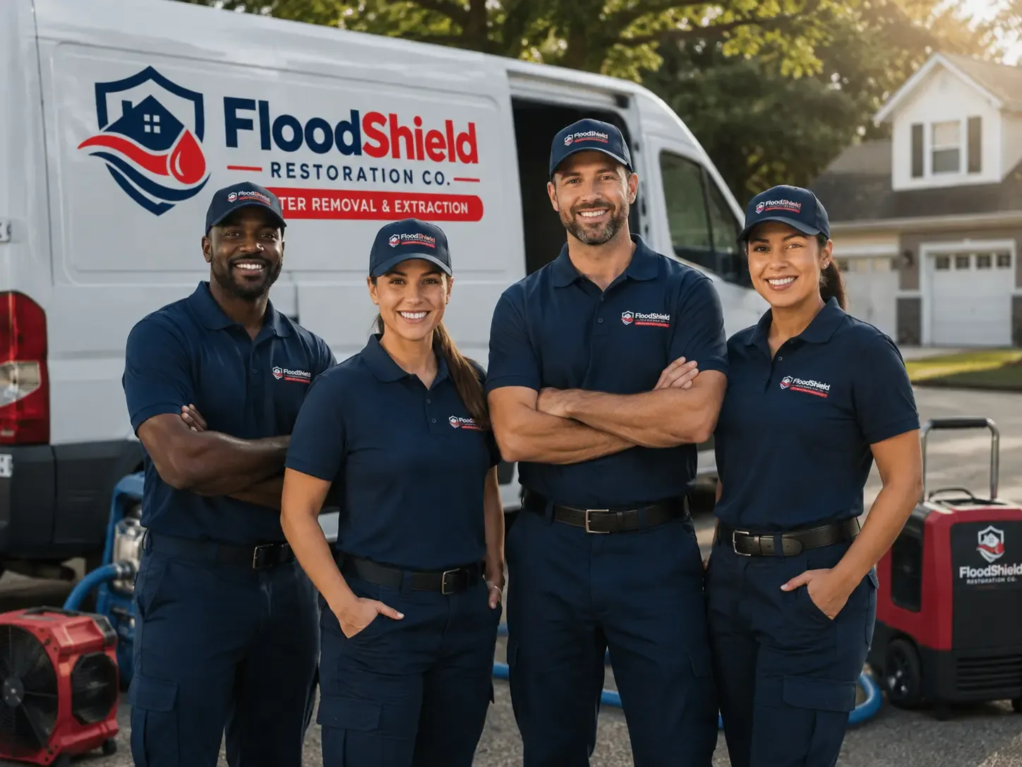Flood Damage Restoration company in New Weston, OH